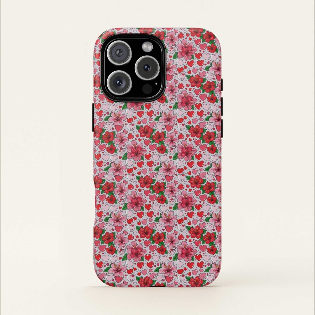 WOYC iPhone 17 tough phone case with a glossy Love & Aute design, durable protective cover for AU, NZ, and US versions.