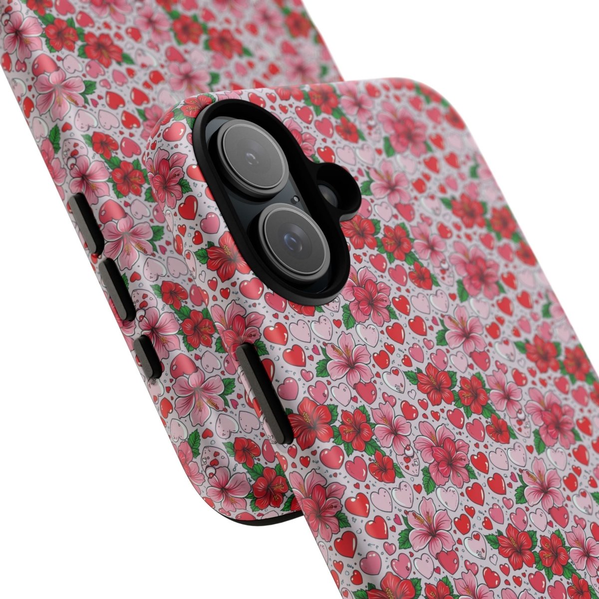 WOYC Tough iPhone 17 case with Love & Aute design, glossy finish, durable protection for iPhone models in AU/NZ/USA.
