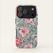 iPhone Tough Phone Case - Solosolo Blooms - AU/NZ/USA - The Koko Samoa