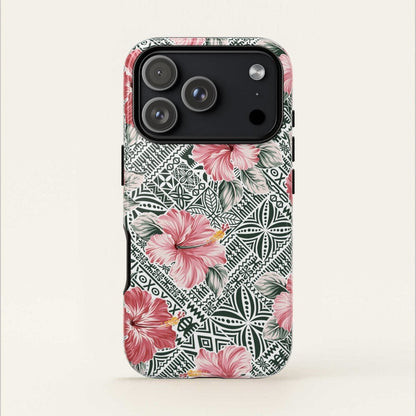 iPhone Tough Phone Case - Solosolo Blooms - AU/NZ/USA - The Koko Samoa