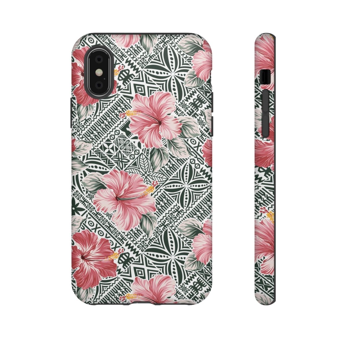 iPhone Tough Phone Case - Solosolo Blooms - AU/NZ/USA - The Koko Samoa