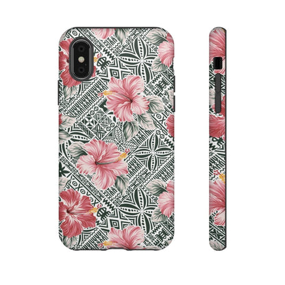 iPhone Tough Phone Case - Solosolo Blooms - AU/NZ/USA - The Koko Samoa