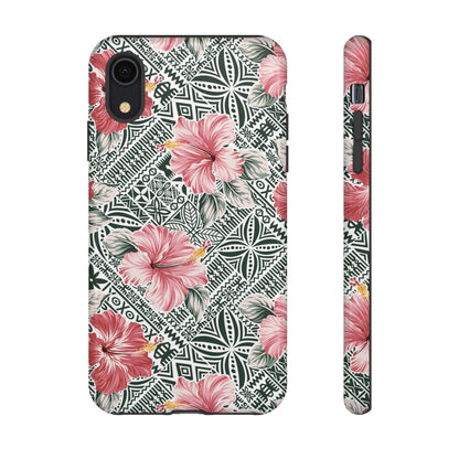 iPhone Tough Phone Case - Solosolo Blooms - AU/NZ/USA - The Koko Samoa