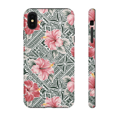 iPhone Tough Phone Case - Solosolo Blooms - AU/NZ/USA - The Koko Samoa