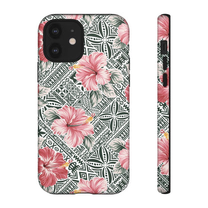 iPhone Tough Phone Case - Solosolo Blooms - AU/NZ/USA - The Koko Samoa