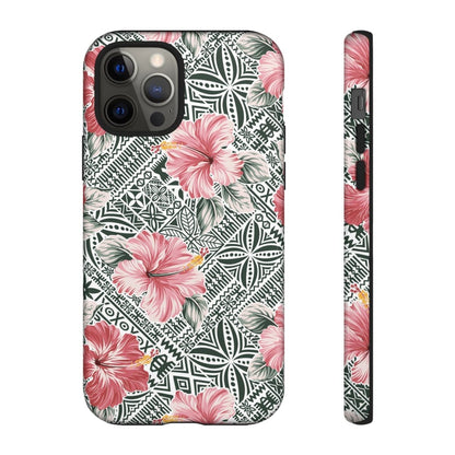 iPhone Tough Phone Case - Solosolo Blooms - AU/NZ/USA - The Koko Samoa