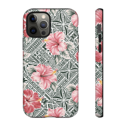 iPhone Tough Phone Case - Solosolo Blooms - AU/NZ/USA - The Koko Samoa