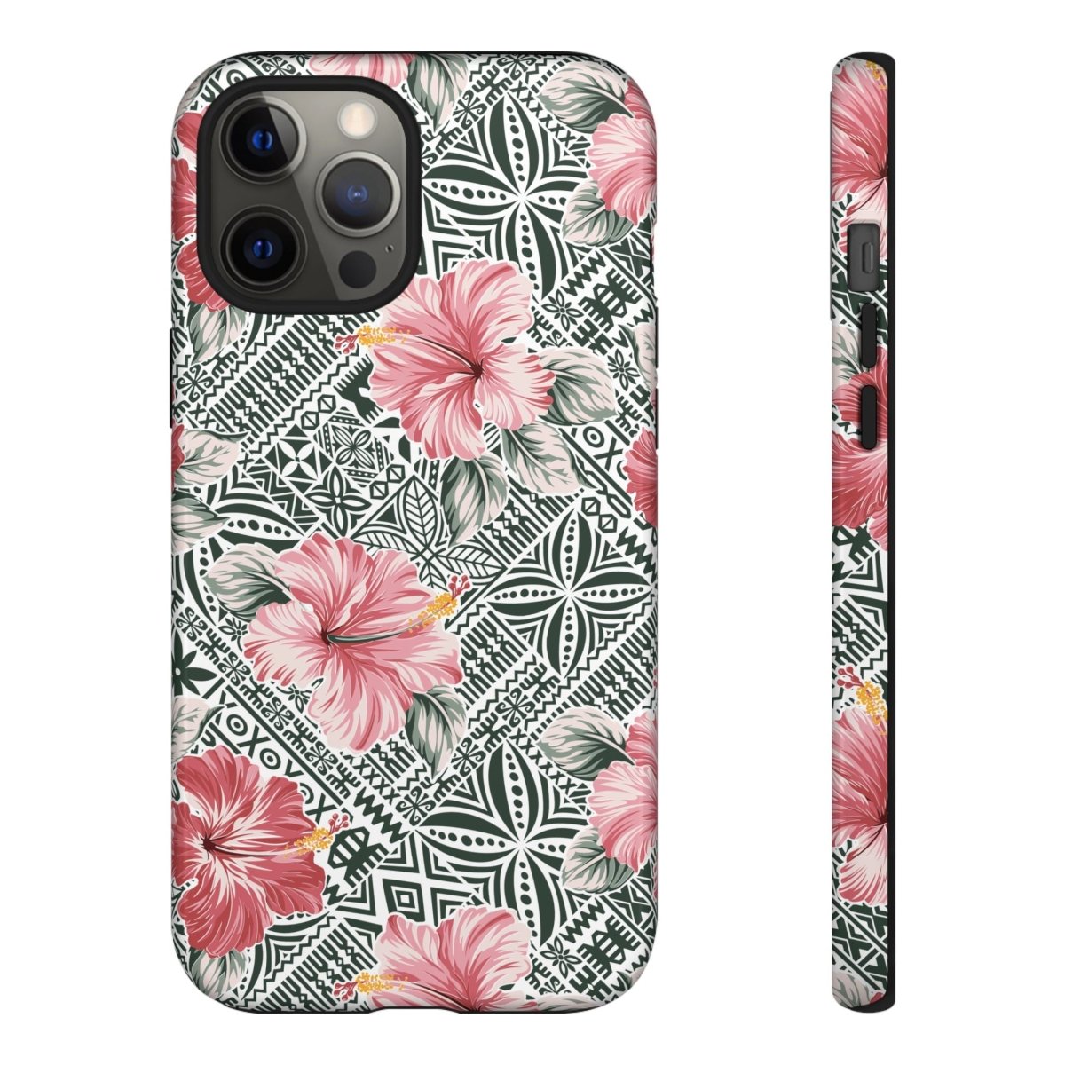 iPhone Tough Phone Case - Solosolo Blooms - AU/NZ/USA - The Koko Samoa