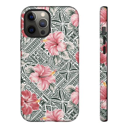 iPhone Tough Phone Case - Solosolo Blooms - AU/NZ/USA - The Koko Samoa