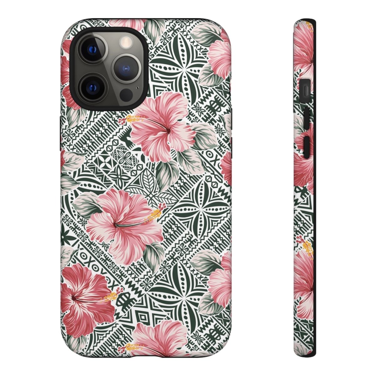iPhone Tough Phone Case - Solosolo Blooms - AU/NZ/USA - The Koko Samoa