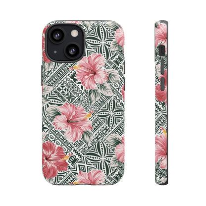 iPhone Tough Phone Case - Solosolo Blooms - AU/NZ/USA - The Koko Samoa