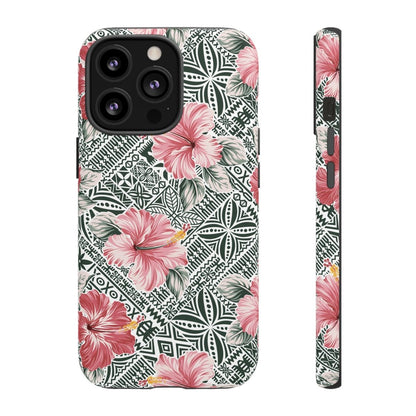 iPhone Tough Phone Case - Solosolo Blooms - AU/NZ/USA - The Koko Samoa