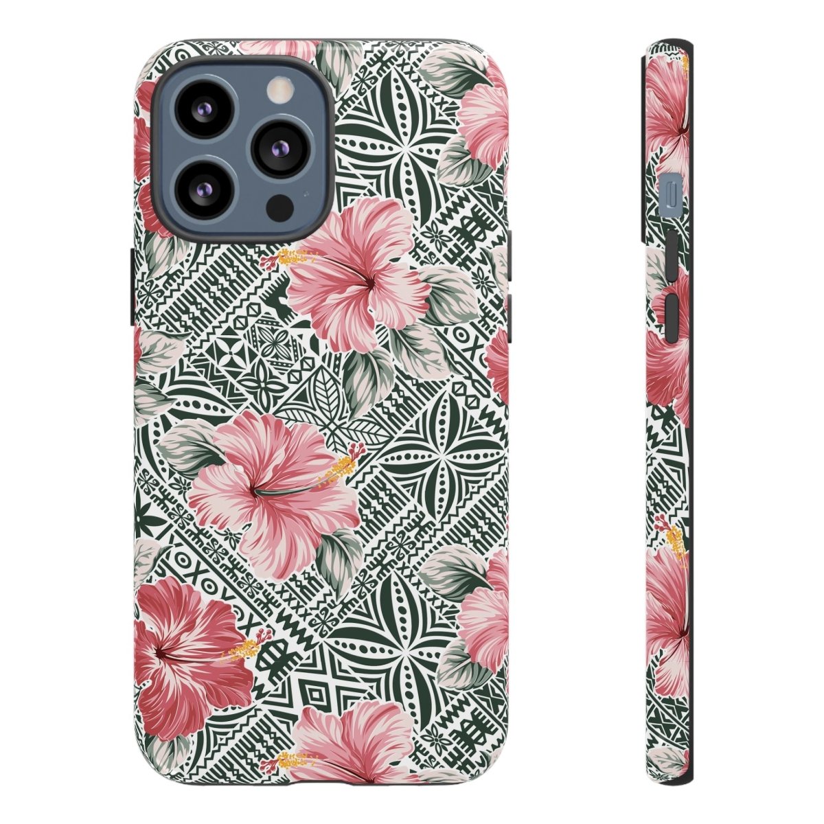 iPhone Tough Phone Case - Solosolo Blooms - AU/NZ/USA - The Koko Samoa