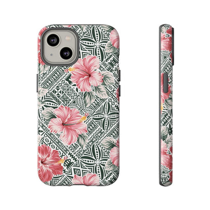 iPhone Tough Phone Case - Solosolo Blooms - AU/NZ/USA - The Koko Samoa