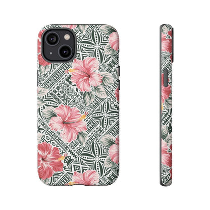 iPhone Tough Phone Case - Solosolo Blooms - AU/NZ/USA - The Koko Samoa
