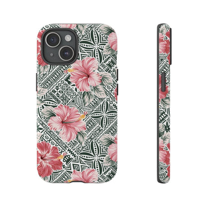 iPhone Tough Phone Case - Solosolo Blooms - AU/NZ/USA - The Koko Samoa