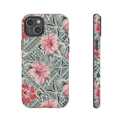 iPhone Tough Phone Case - Solosolo Blooms - AU/NZ/USA - The Koko Samoa