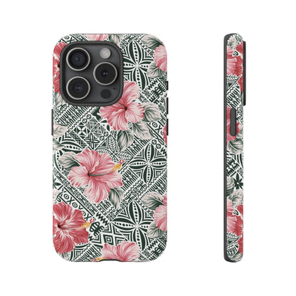 iPhone Tough Phone Case - Solosolo Blooms - AU/NZ/USA - The Koko Samoa