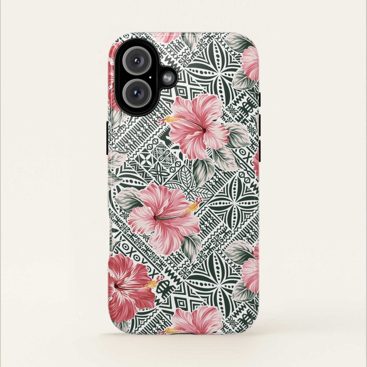 iPhone Tough Phone Case - Solosolo Blooms - AU/NZ/USA - The Koko Samoa