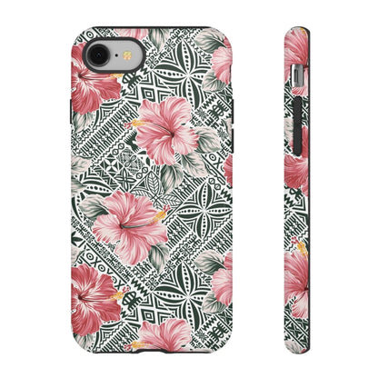 iPhone Tough Phone Case - Solosolo Blooms - AU/NZ/USA - The Koko Samoa