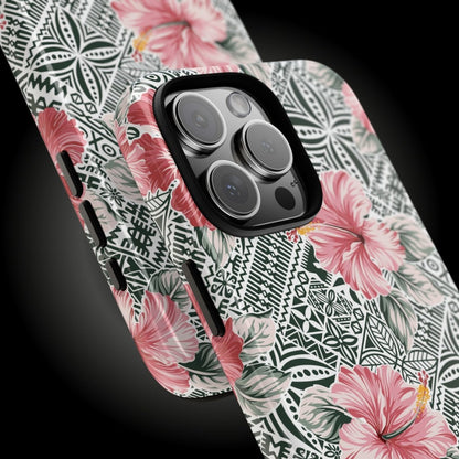 iPhone Tough Phone Case - Solosolo Blooms - AU/NZ/USA - The Koko Samoa