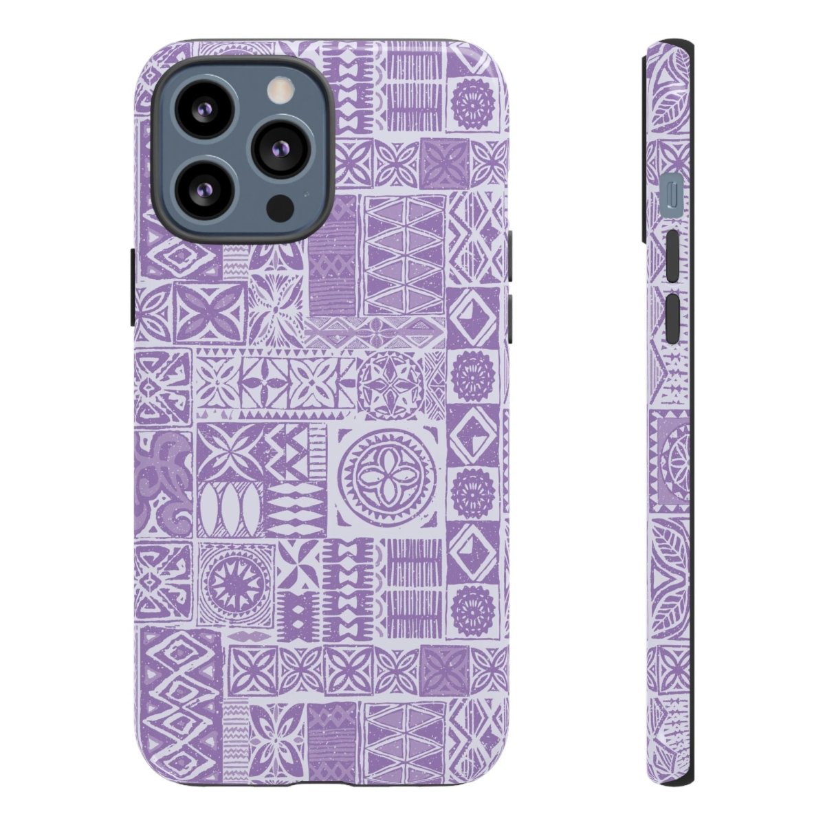 Lavender Elei tough phone case by Printify for iPhone 17, glossy finish, durable protective cover for AU, NZ, and USA markets.