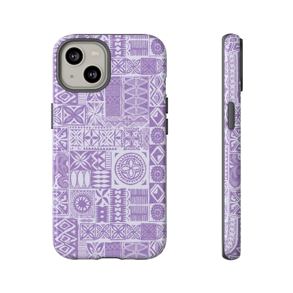 Lavender Elei tough phone case for iPhone 17 by Printify, glossy and durable in lavender color with a stylish design.