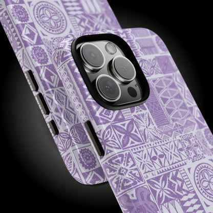 Tough Phone Case - Lavender Elei - AU/NZ/USA - The Koko Samoa