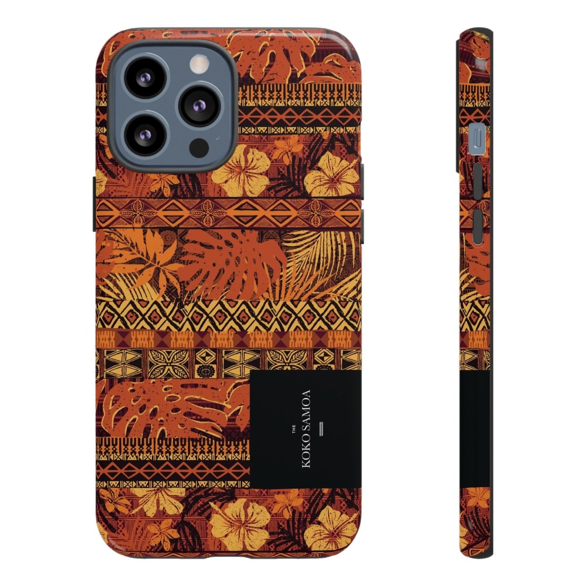 Glossy Tough Phone Case for iPhone 17 by WOYC, Poutasi Promise design, durable protection for AU, NZ, and USA models.