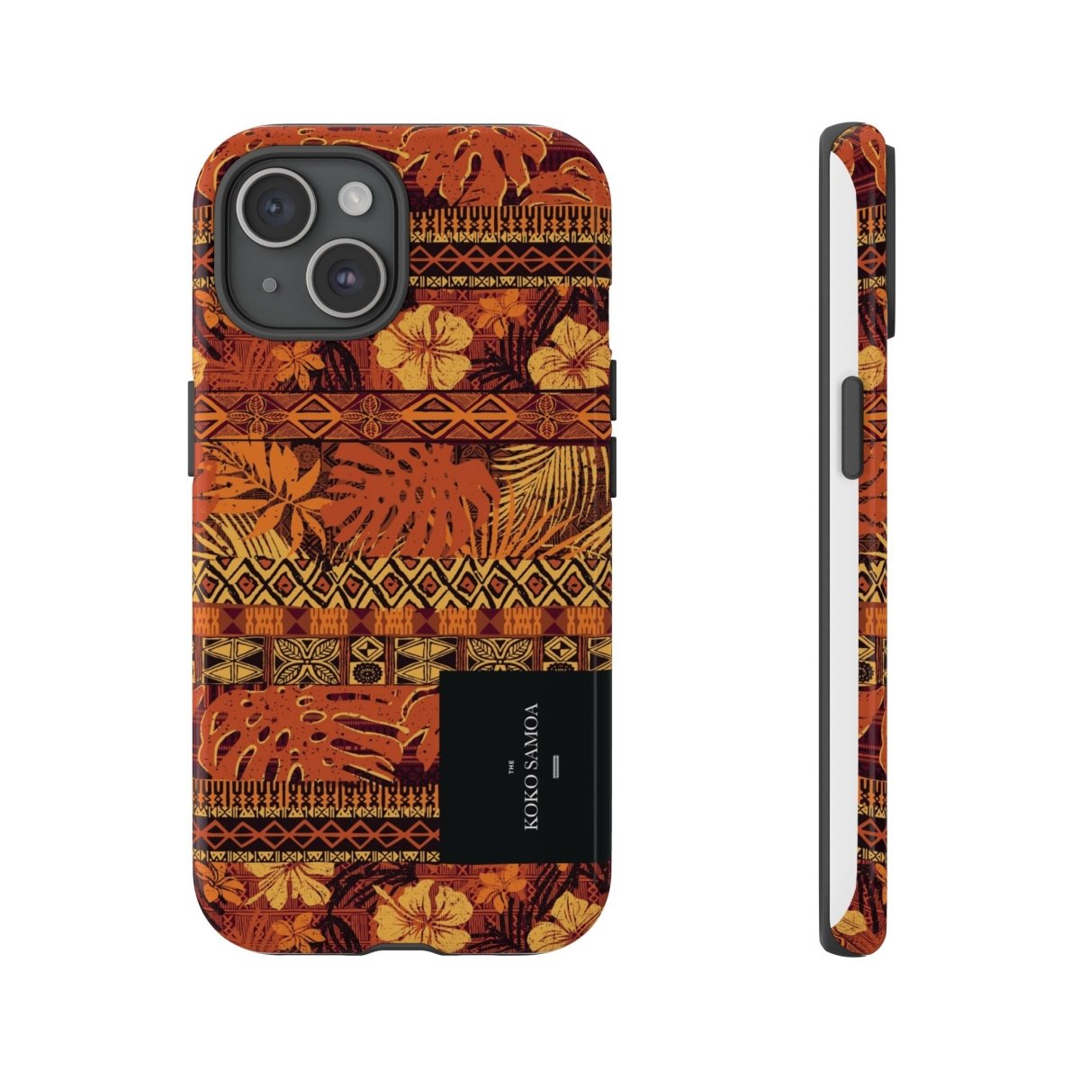 WOYC tough phone case for iPhone 17 featuring glossy Poutasi Promise design, durable protective cover for AU, NZ, and USA.