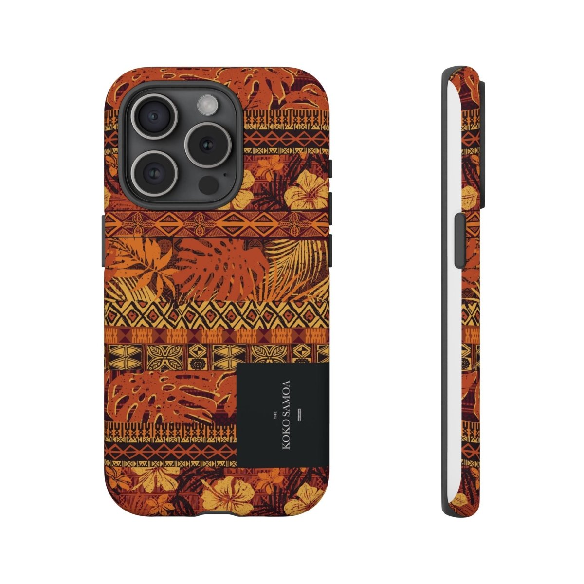 WOYC Tough Phone Case for iPhone 17, glossy Poutasi Promise design, protective and durable for AU, NZ, and USA models.