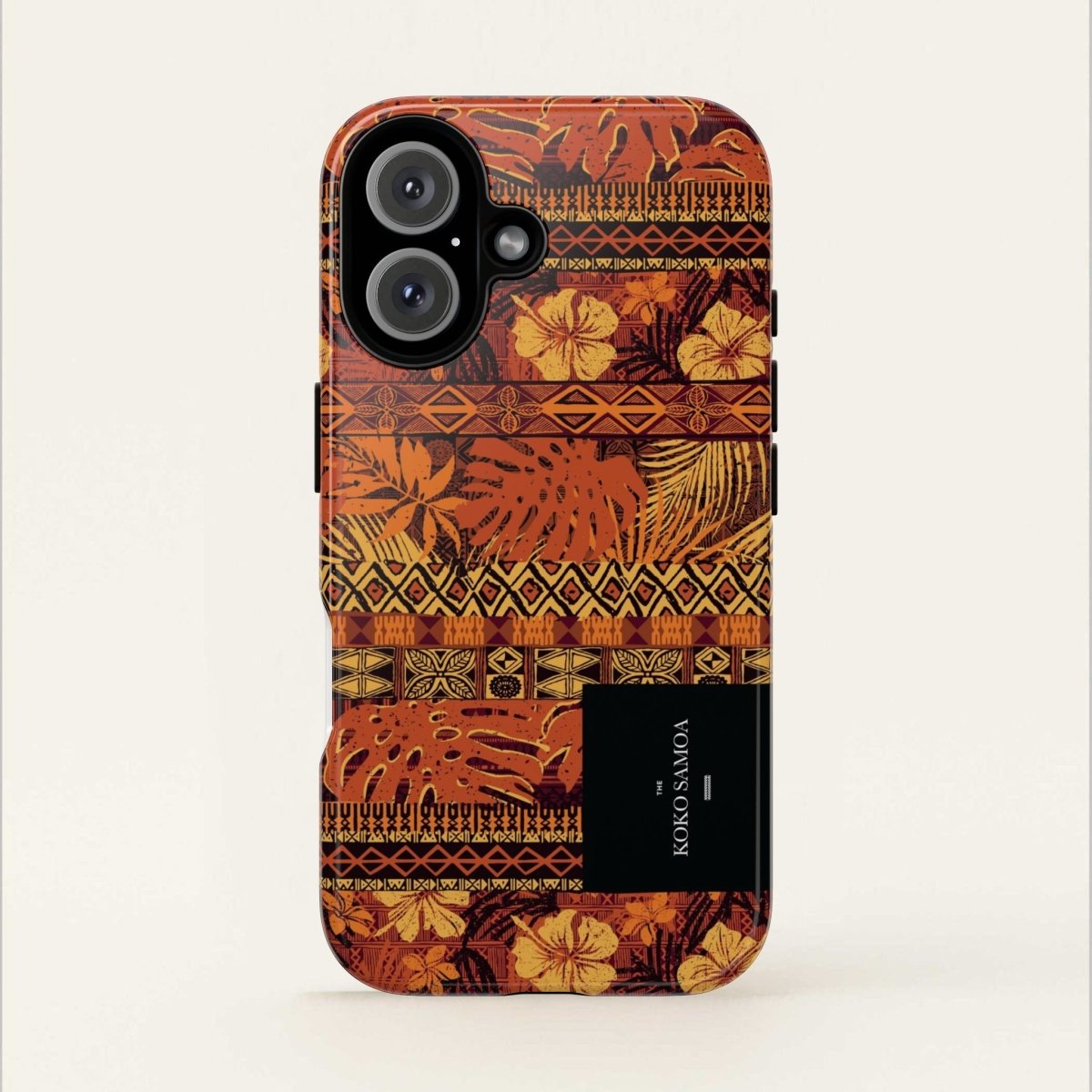 Glossy Tough Phone Case by WOYC for iPhone 17 featuring Poutasi Promise design, durable protection for AU, NZ, and USA regions.