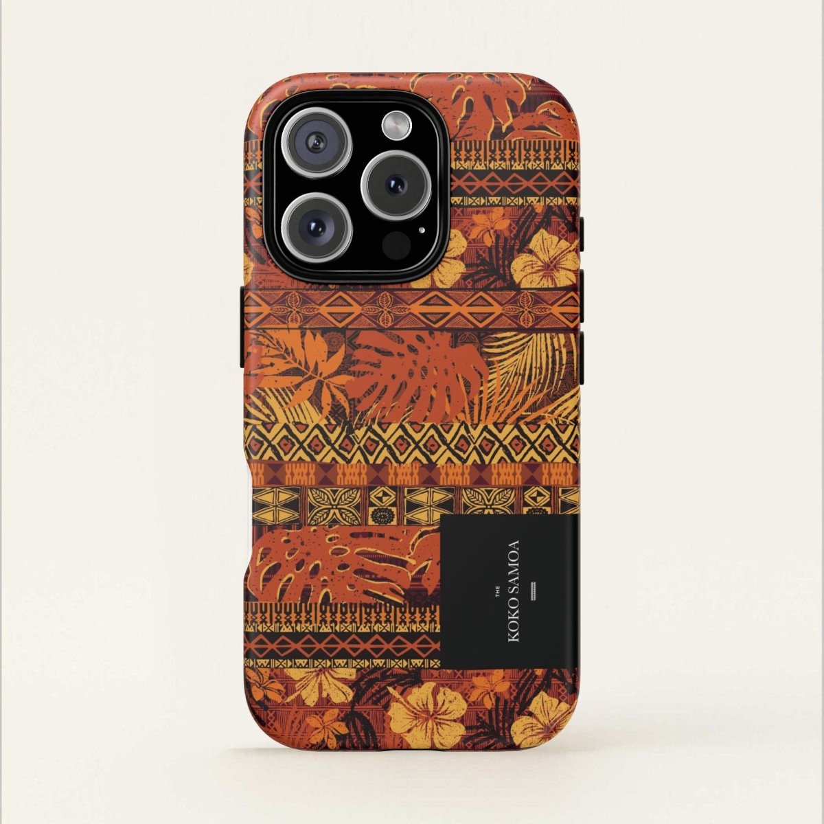 WOYC Tough Phone Case for iPhone 17 featuring Poutasi Promise design, glossy finish, durable protection for AU, NZ, and USA.