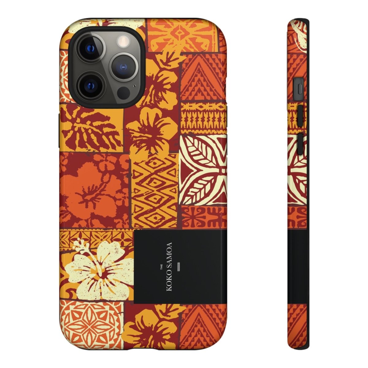 WOYC Tough Phone Case for iPhone 17 featuring Sataoa Sunrise design, durable glossy protective cover in AU/NZ/USA style.