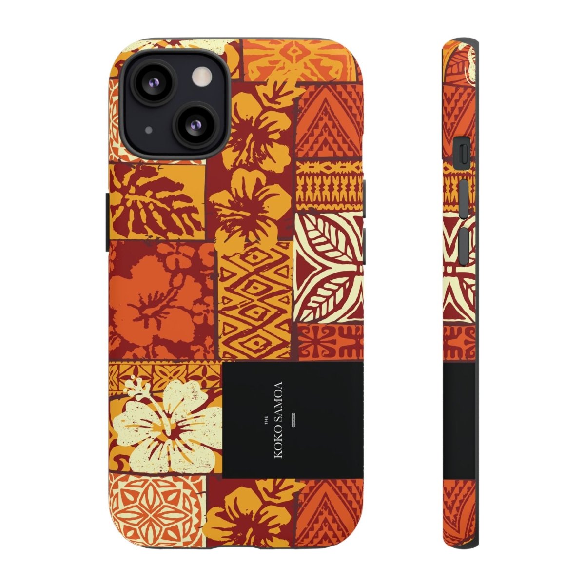 WOYC Tough Phone Case for iPhone 17 featuring Sataoa Sunrise design, glossy and protective for AU, NZ, and USA regions.