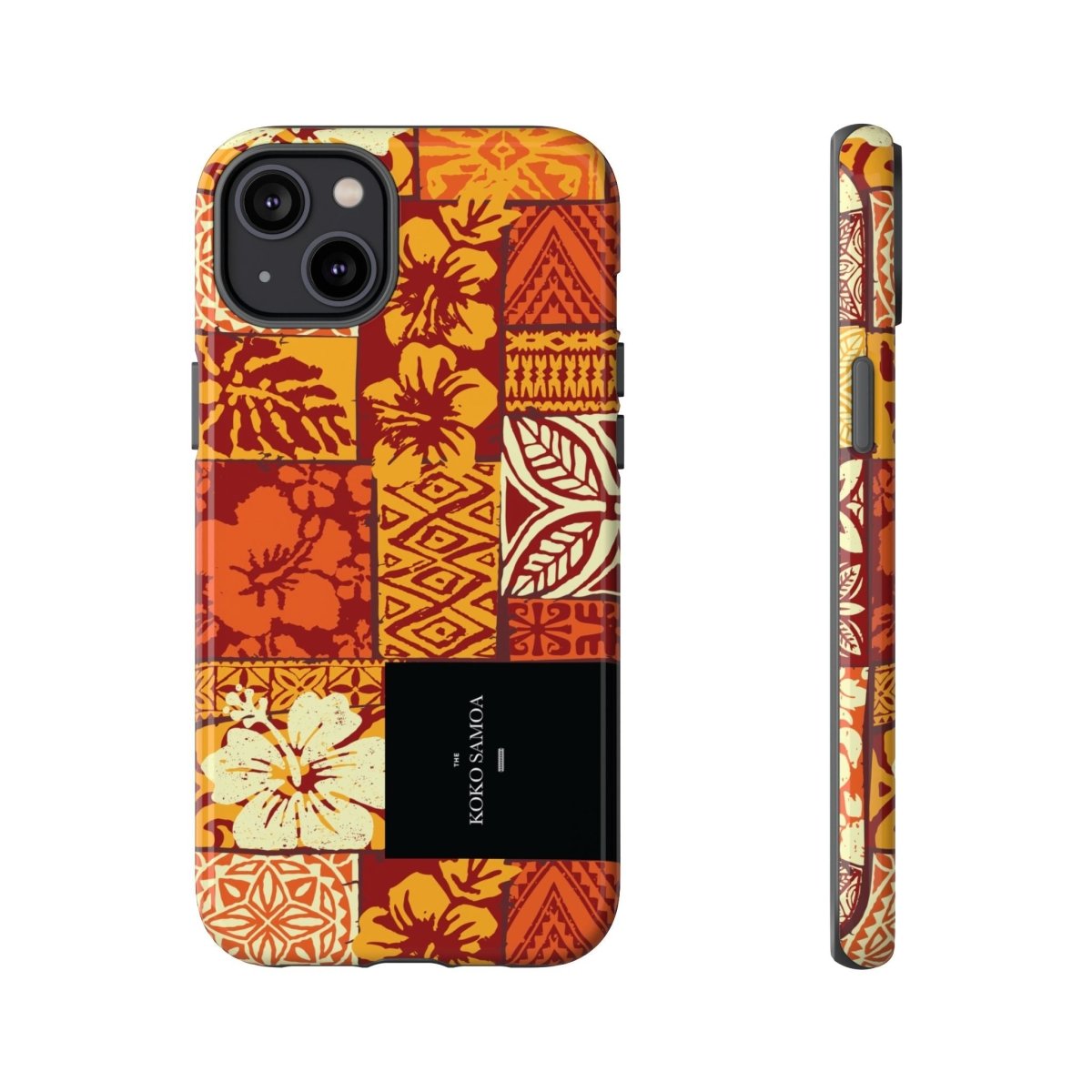 WOYC Tough Phone Case for iPhone 17 featuring Sataoa Sunrise design, glossy finish, durable protection for AU, NZ, and USA models.