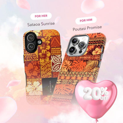 Gift Set - Island Love - Matching Phone Cases - AU/NZ/USA - The Koko Samoa