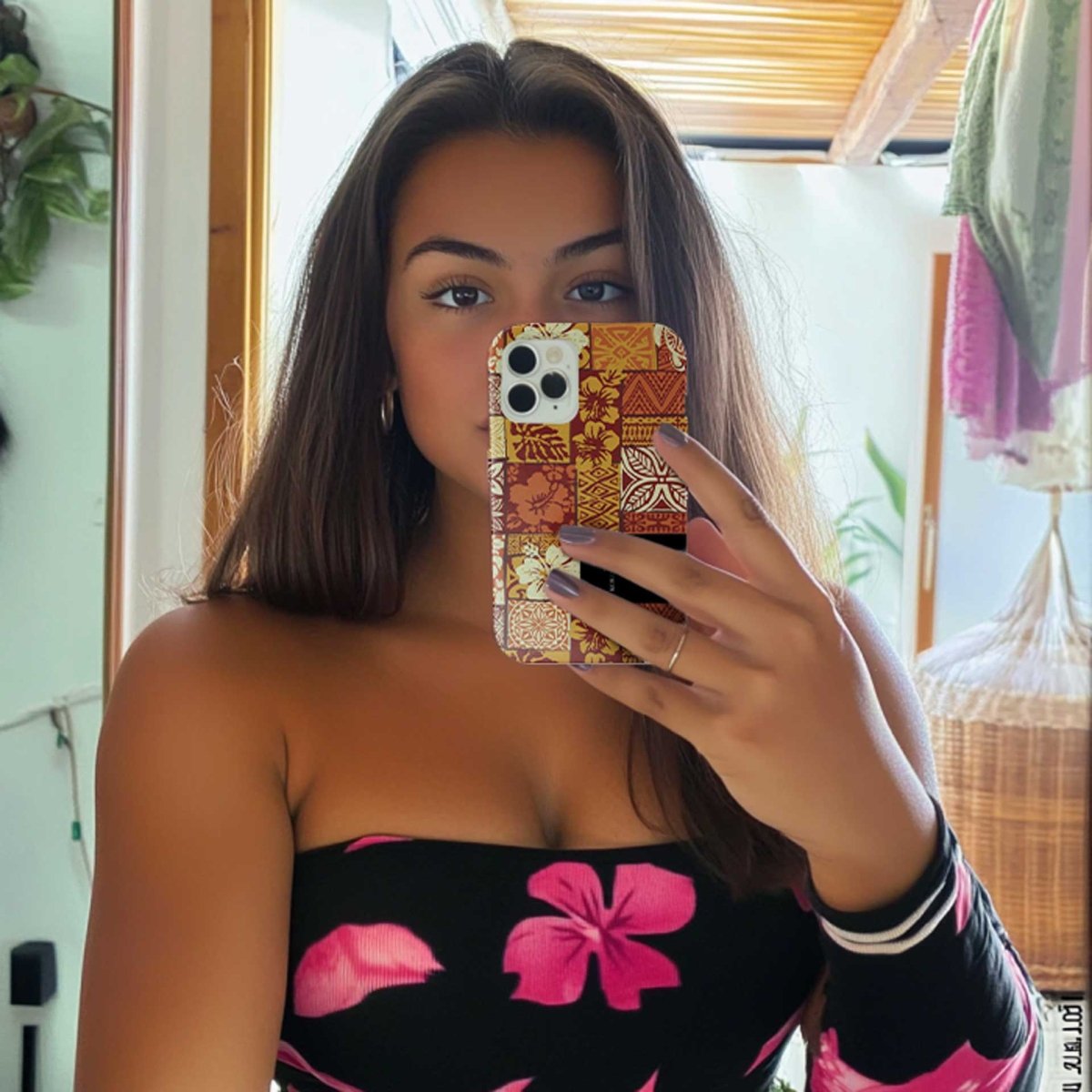 WOYC Tough Phone Case for iPhone 17 featuring Sataoa Sunrise design, ideal for AU, NZ, and USA, durable and stylish protection.