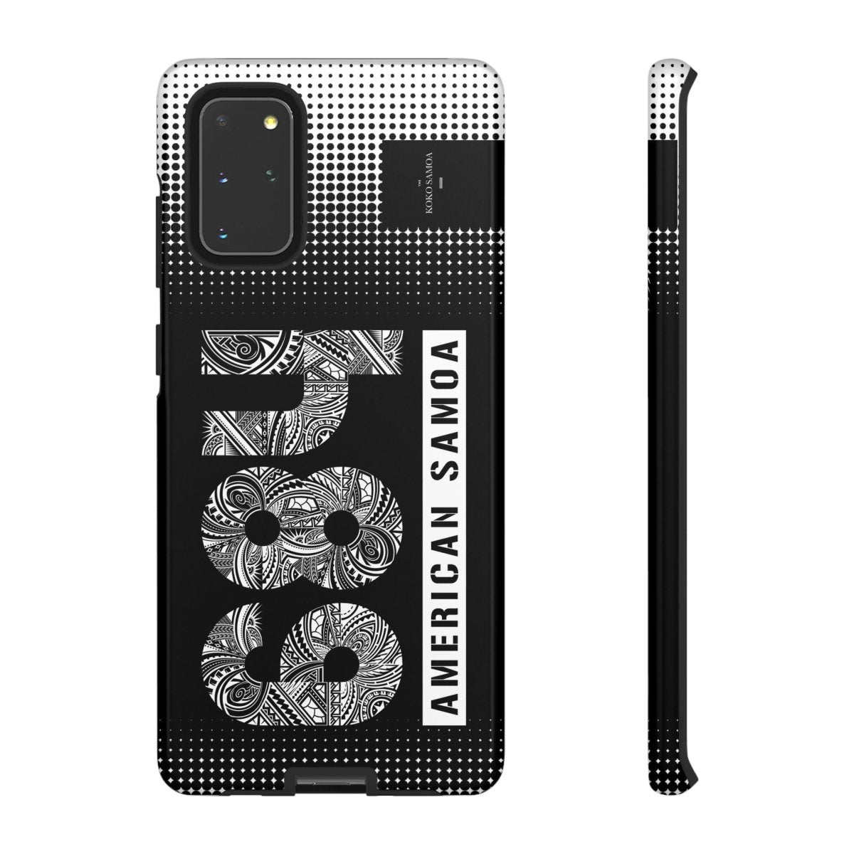 Samsung Galaxy S25 tough phone case with glossy finish, designed for durability and protection.