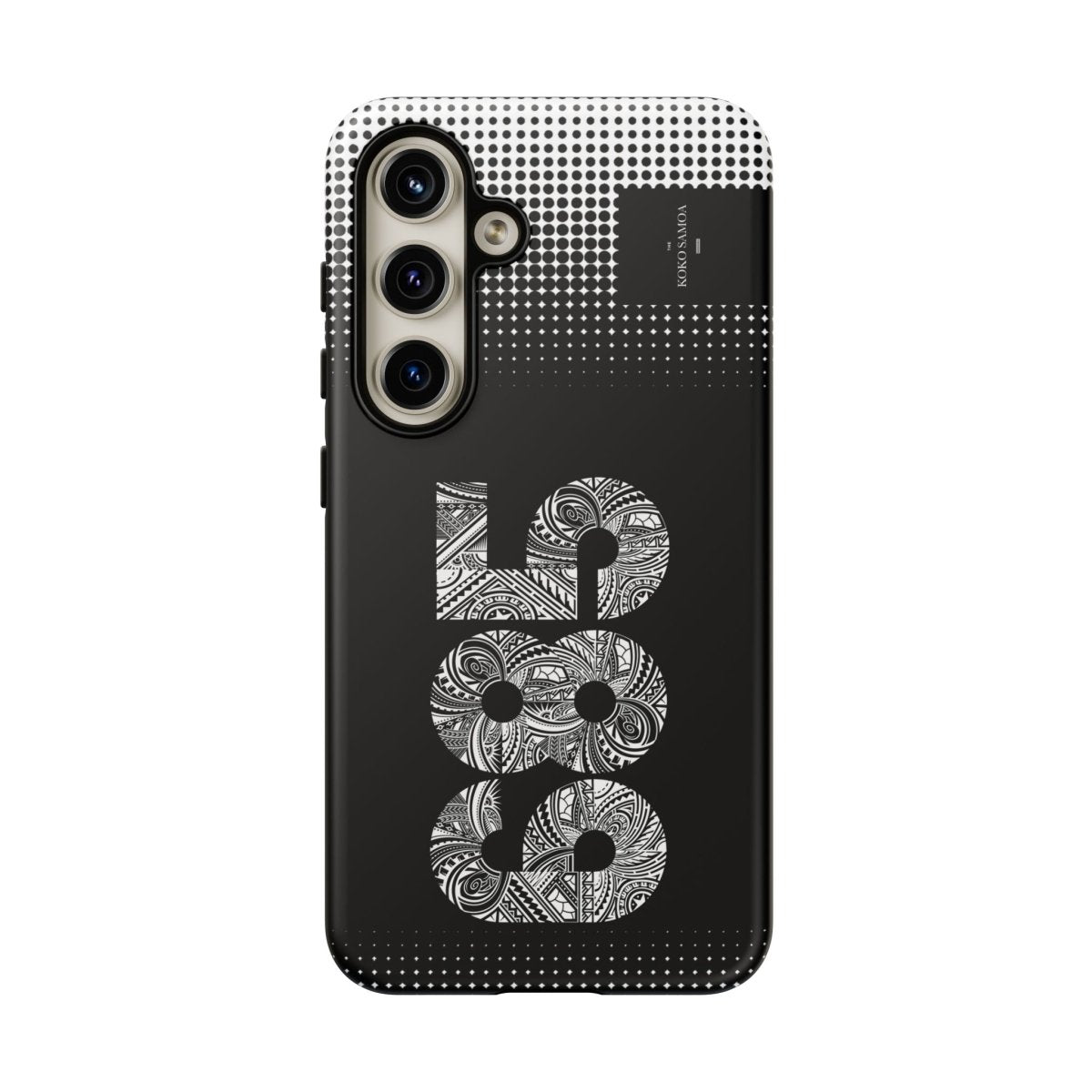 Glossy Samsung Galaxy S25 Tough Phone Case by Printify, durable protective cover for AU, NZ, and USA models.