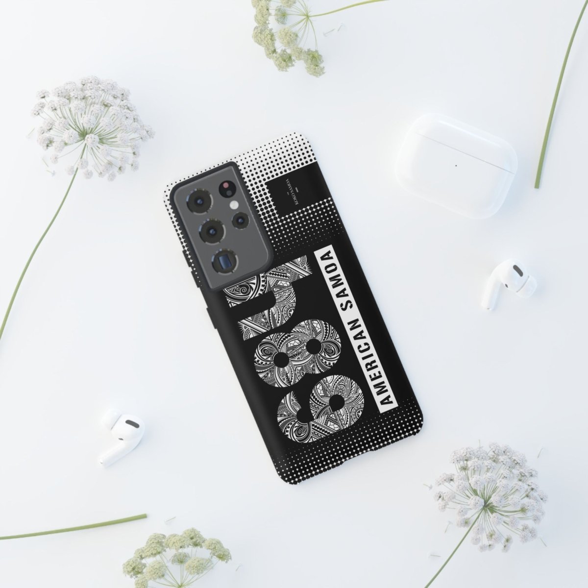 Samsung Galaxy S25 tough phone case by Printify, glossy finish, designed for durability and protection.