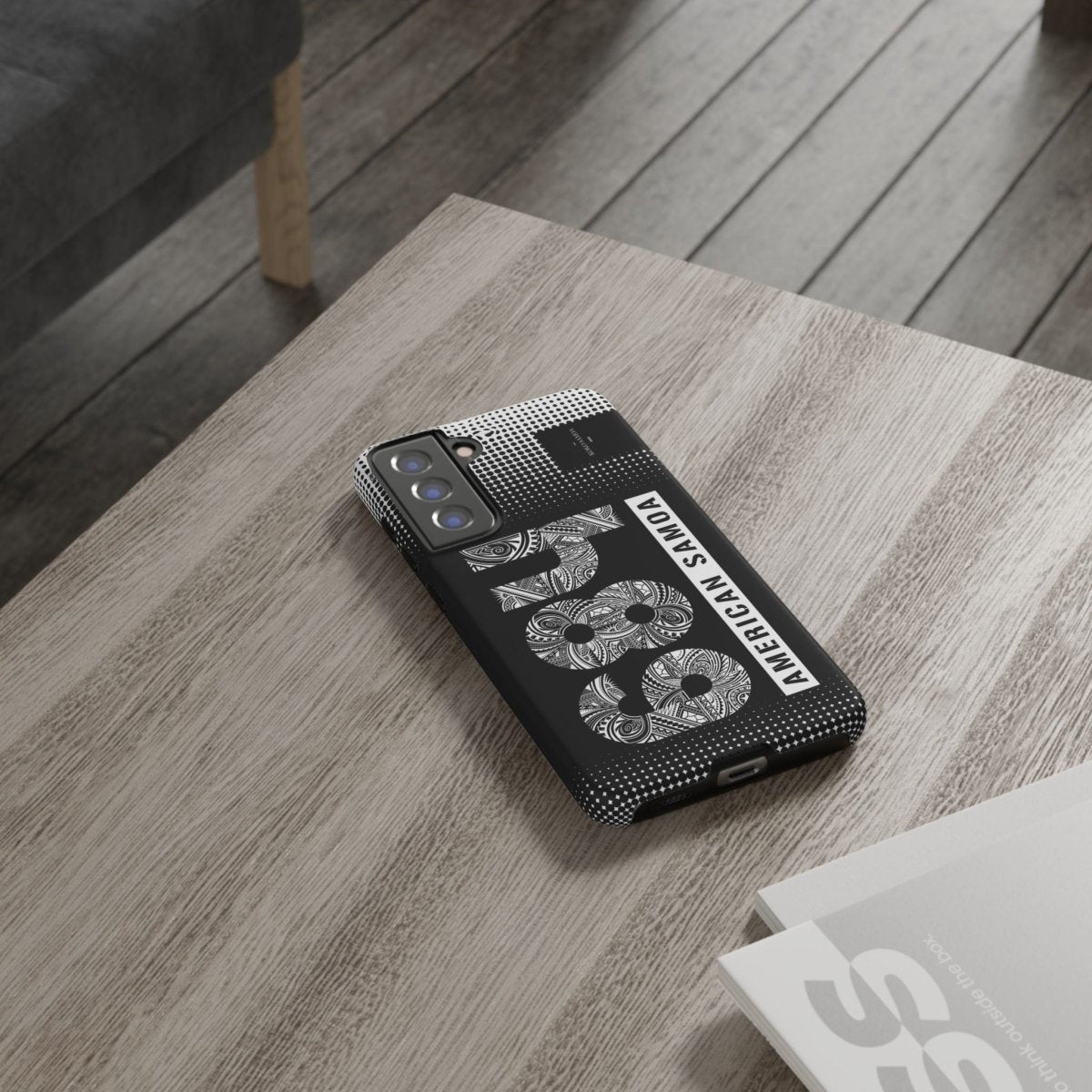 Samsung Galaxy S25 tough phone case by Printify, glossy finish with rugged protection for AU, NZ, and USA markets.
