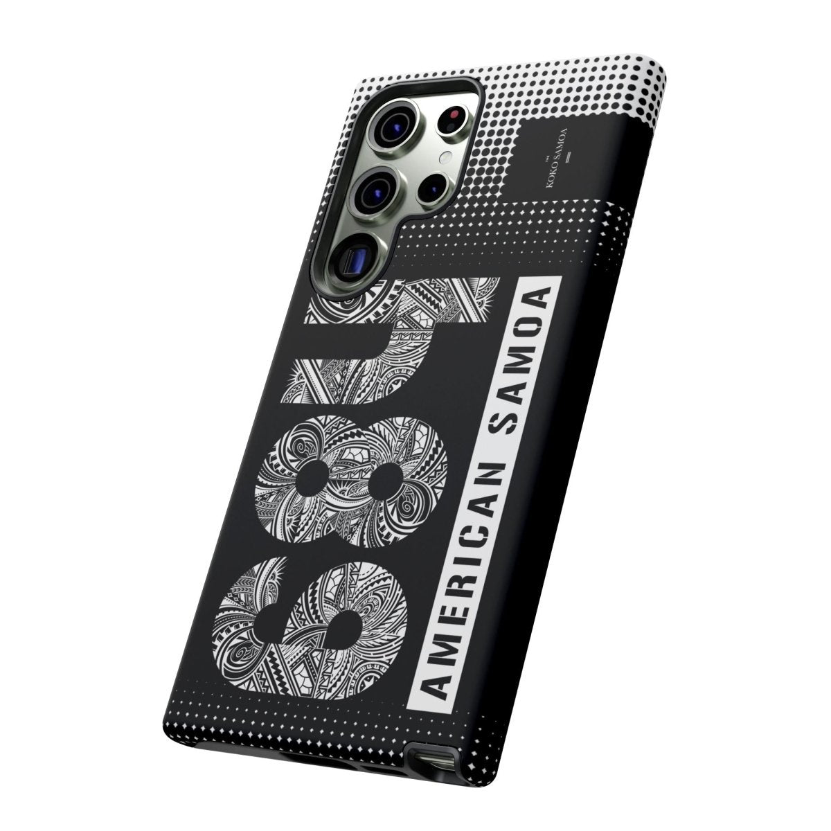 Samsung Galaxy S25 tough phone case by Printify, glossy protective cover with rugged design for durability in AU, NZ, and USA.