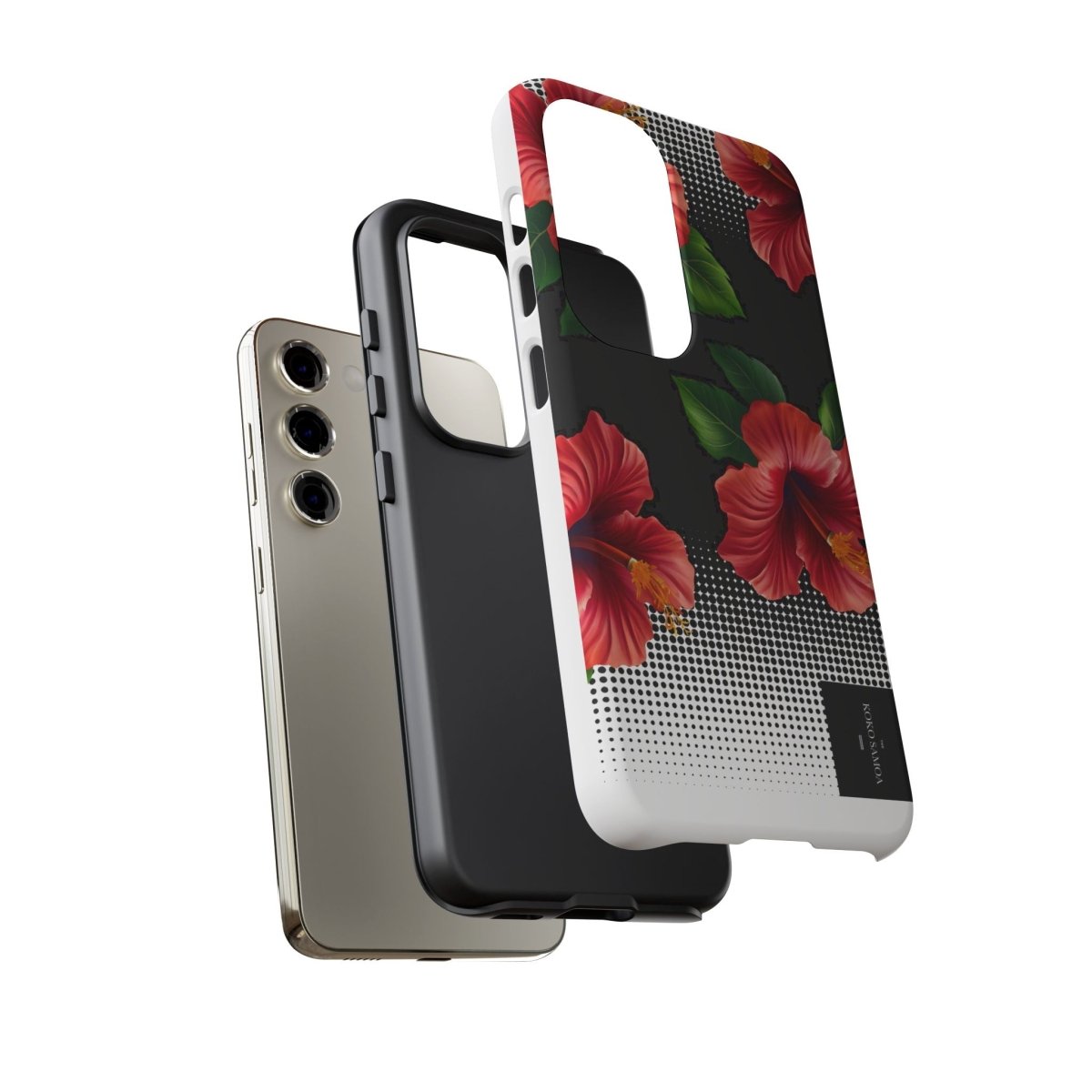 Samsung Galaxy S25 tough phone case by WOYC, glossy Aute design, durable protective cover for AU, NZ, and USA models.