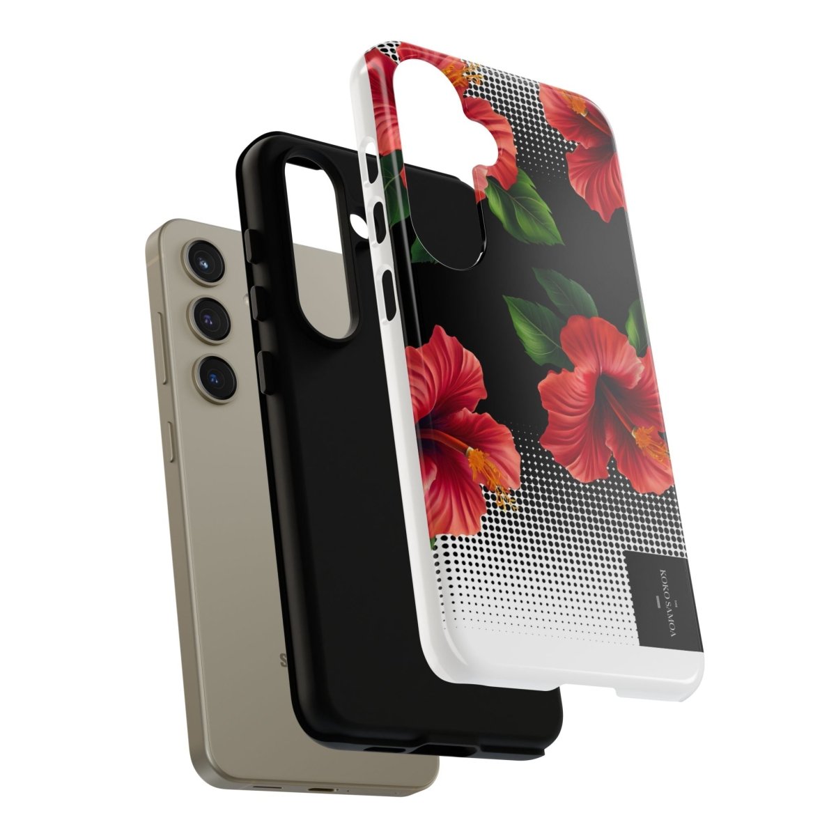 Samsung Galaxy S25 tough phone case by WOYC, glossy Aute design, durable protective cover for AU, NZ, and USA markets.
