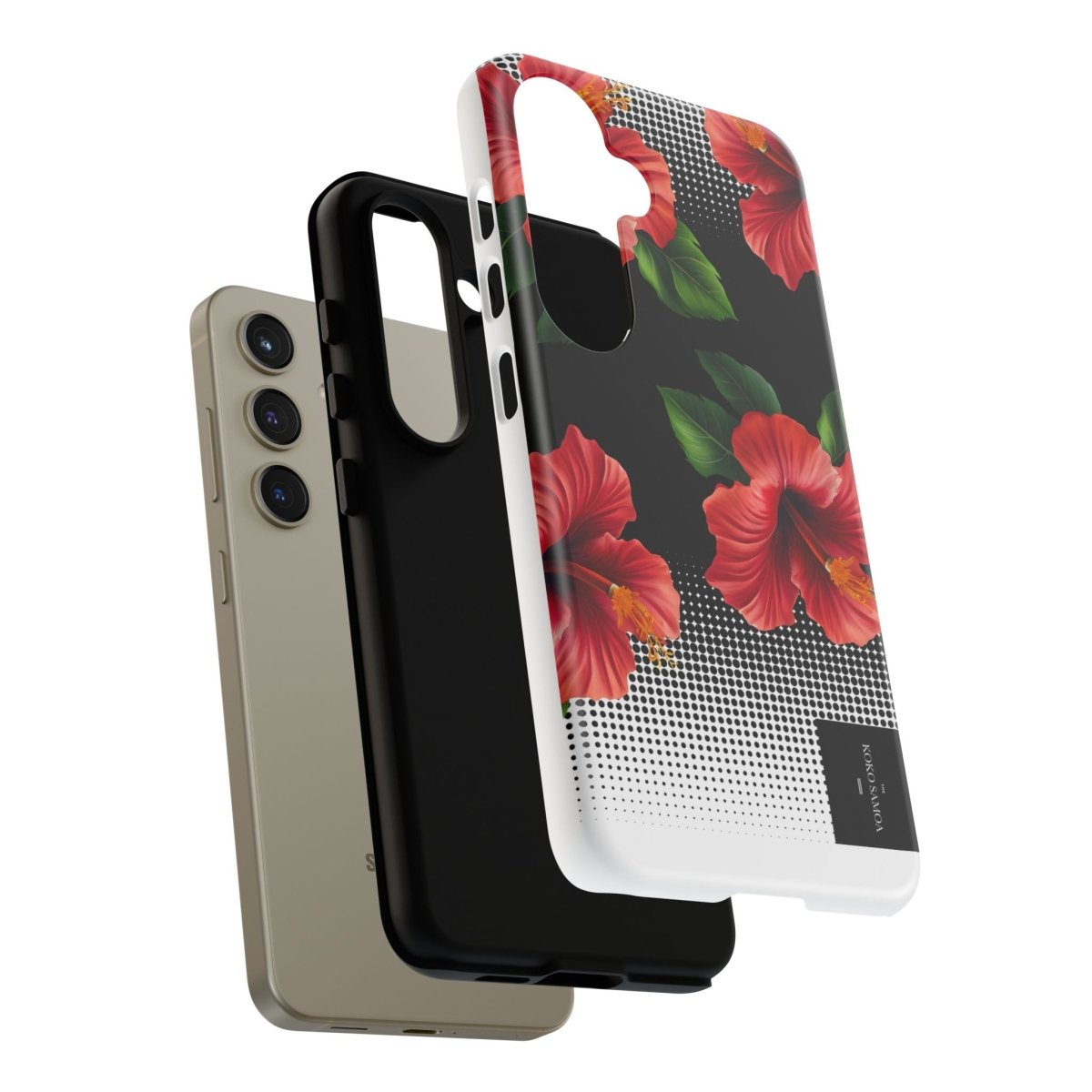Samsung Galaxy S25 tough phone case by WOYC, glossy Aute design, durable protective phone case for AU, NZ, and USA.