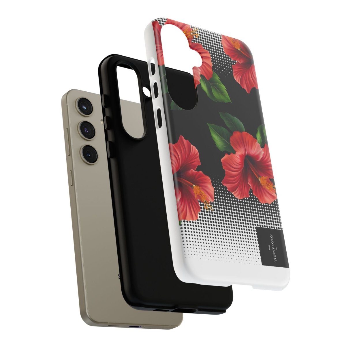 Samsung Galaxy S25 tough phone case by WOYC, glossy Aute design, durable protective cover for AU, NZ, and USA models.