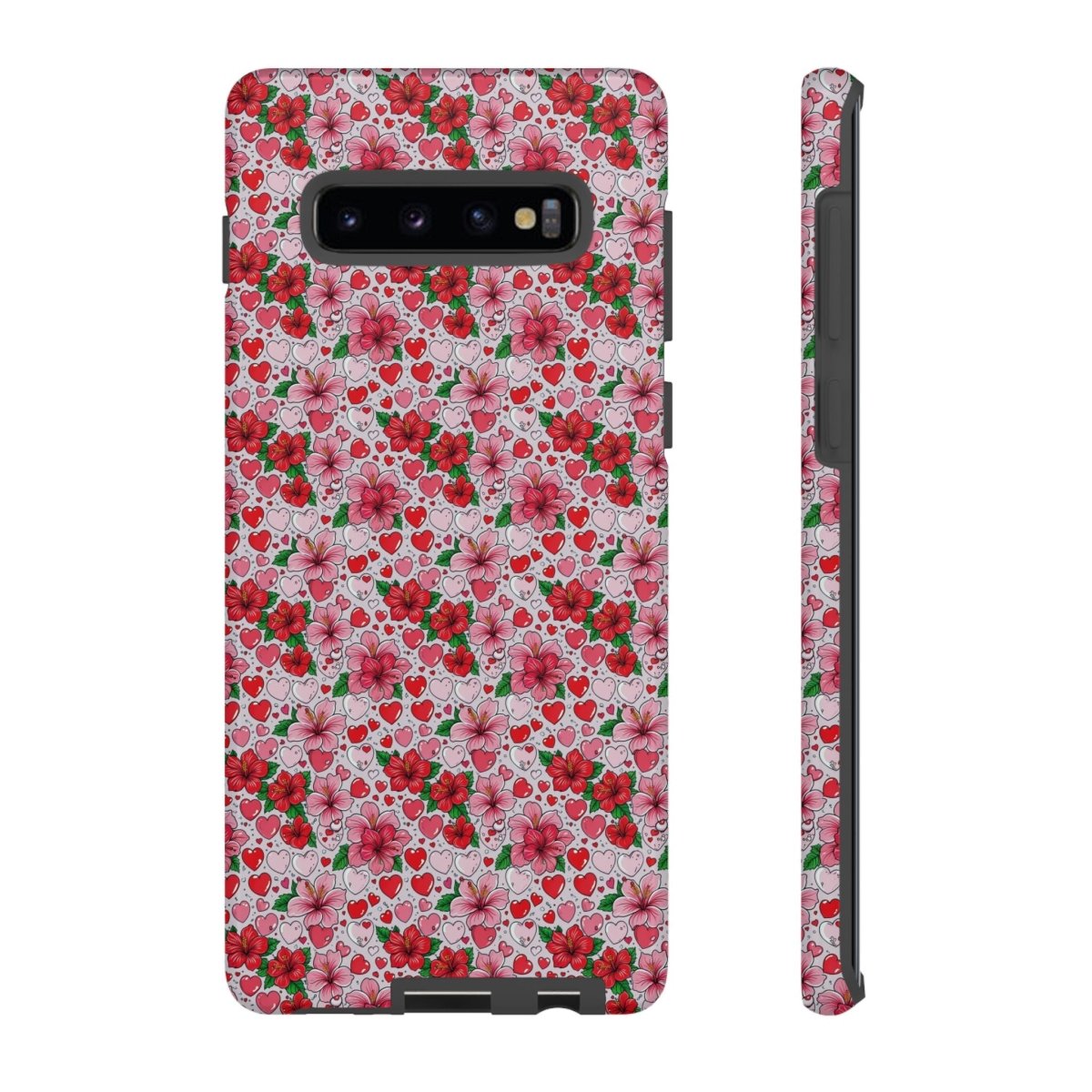 Samsung Galaxy S25 tough phone case by WOYC with Love & Aute design, glossy finish, protective and durable for AU, NZ, and USA.