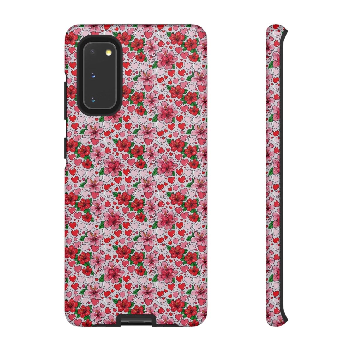 Samsung Galaxy S25 tough phone case by WOYC featuring Love & Aute design, glossy protective case for AU, NZ, and USA markets