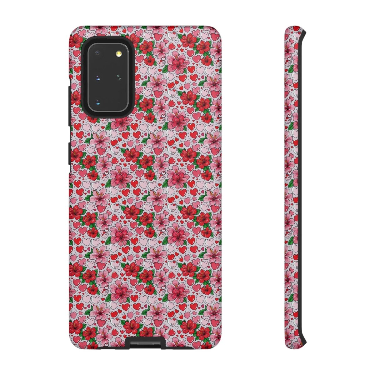 Samsung Galaxy S25 tough phone case by WOYC with Love & Aute design, glossy finish, protective and durable for AU, NZ, and USA models.